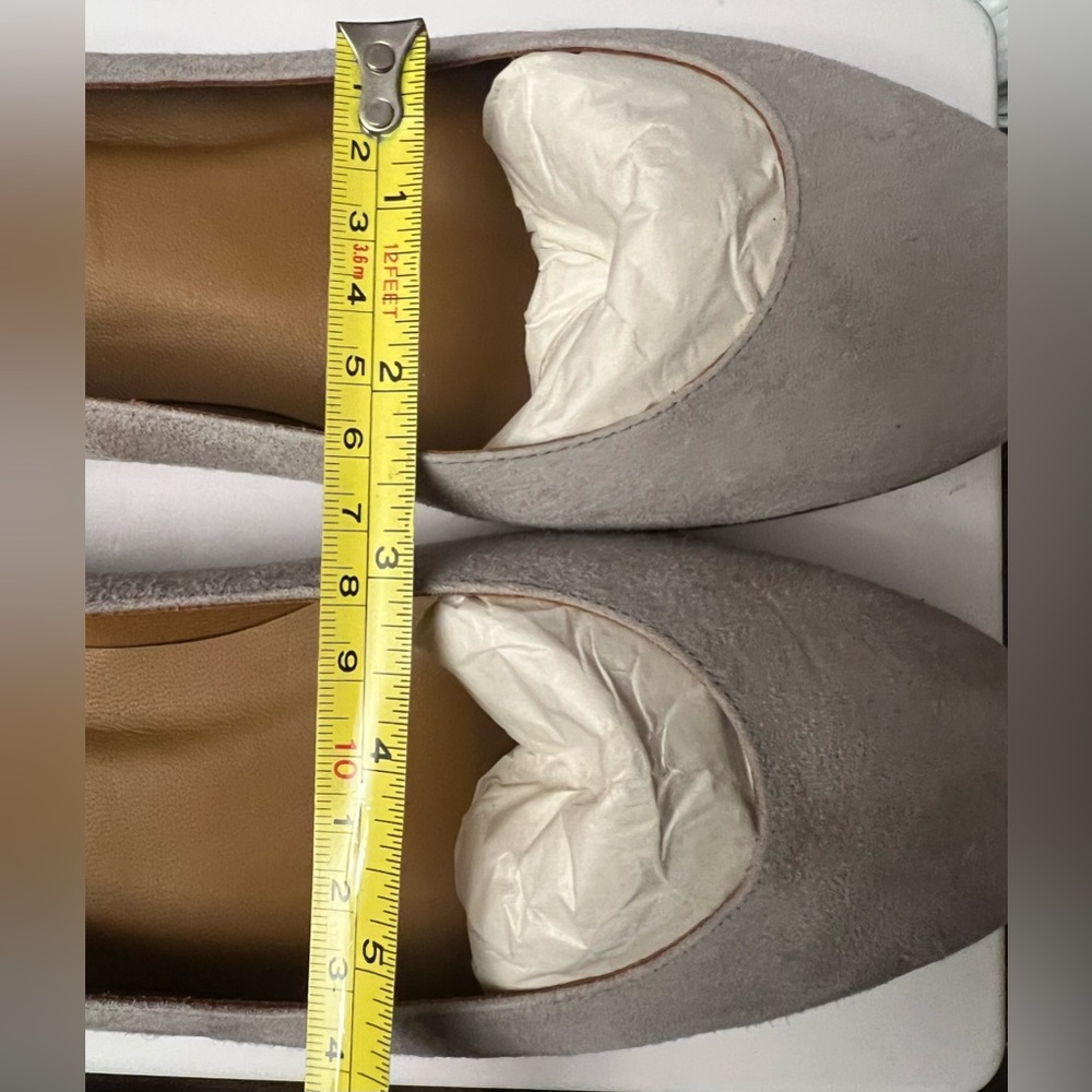 Margaux Classic Flint Ballet Flat Suede New - Picture 13 of 13